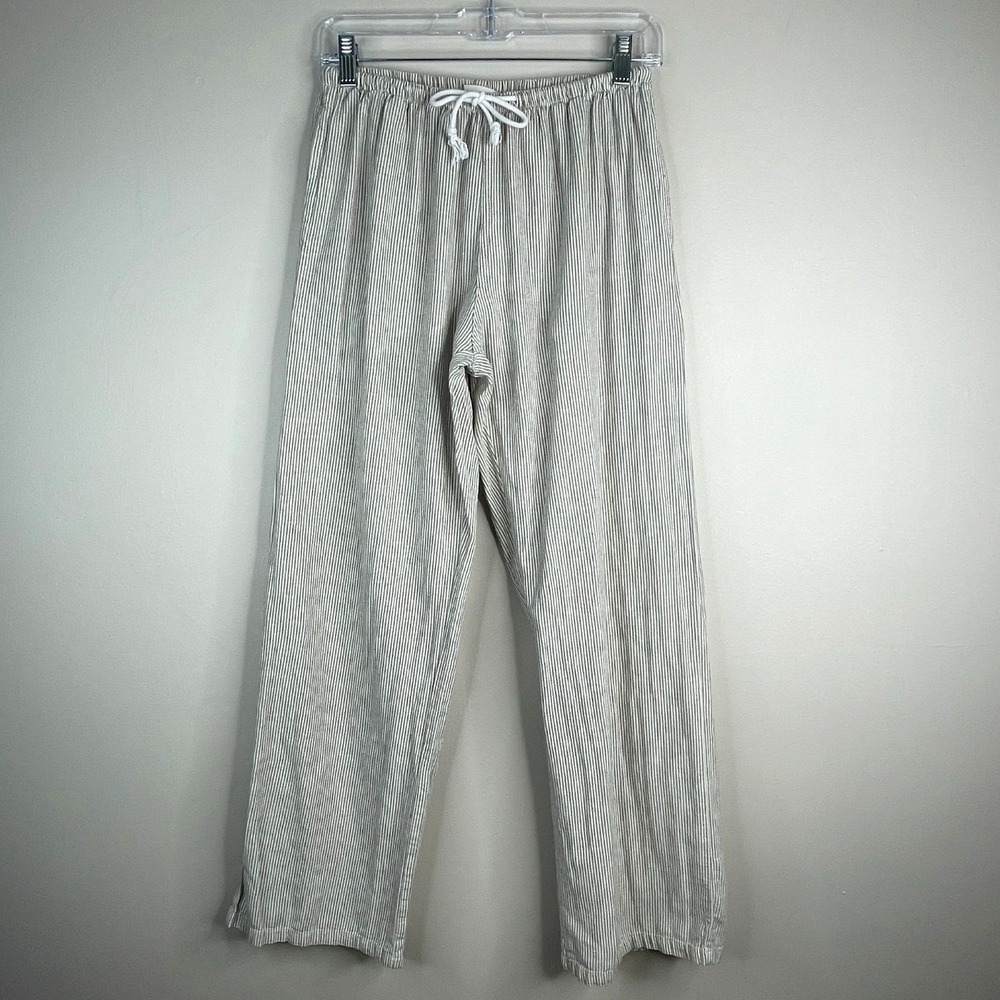 John Galt Beachy Euro Summer Pants Small Linen Blend Neutral Wide Leg Melville